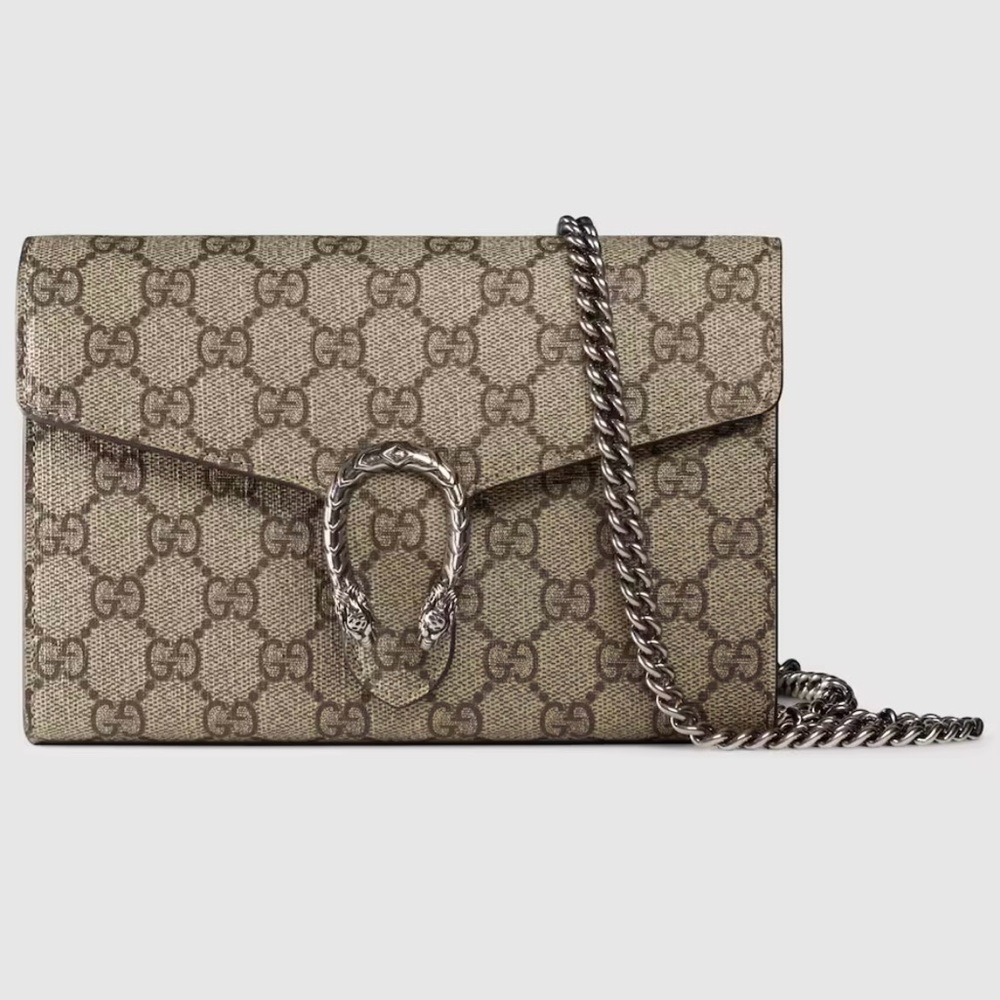 GUCCI - DIONYSUS GG SUPREME CHAIN WALLET